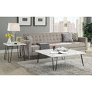 Acme Furniture Telestis 84500 Coffee Table - White & Black IMAGE 5