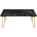 Acme Furniture Telestis 84505 Coffee Table - Black & Gold IMAGE 1