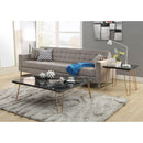 Acme Furniture Telestis 84505 Coffee Table - Black & Gold IMAGE 5