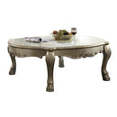 Acme Furniture Dresden II 84875 Coffee Table - Gold Patina & Bone IMAGE 2