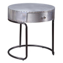 Acme Furniture Brancaster 84882 End Table - Aluminum IMAGE 2