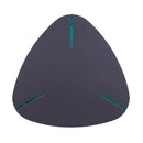 Acme Furniture Noland 84917 End Table - Gray High Gloss & Clear Glass IMAGE 3