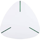 Acme Furniture Noland 84922 End Table - White High Gloss & Clear Glass IMAGE 3