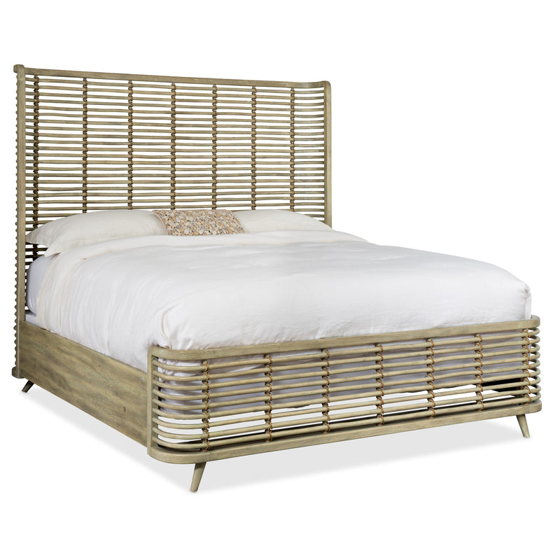 Hooker Furniture 6015-90266-80 Surfrider King Rattan Bed IMAGE 1