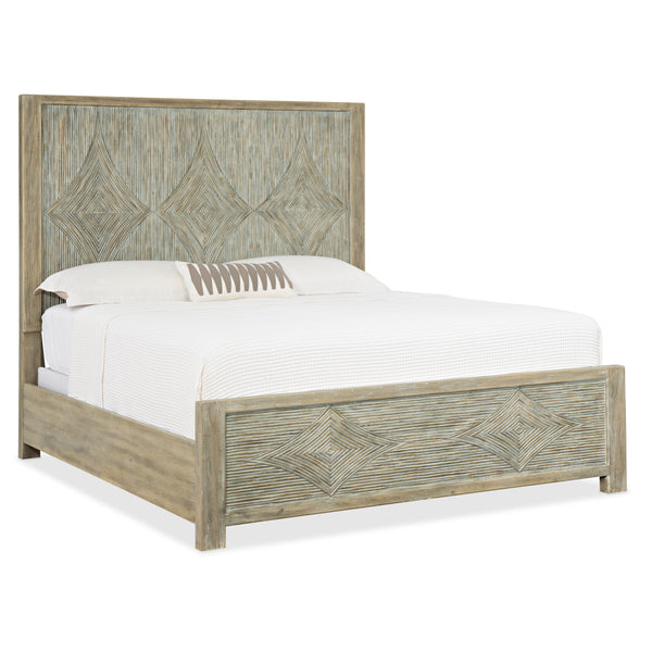 Hooker Furniture 6015-90350-80 Surfrider Queen Panel Bed IMAGE 1