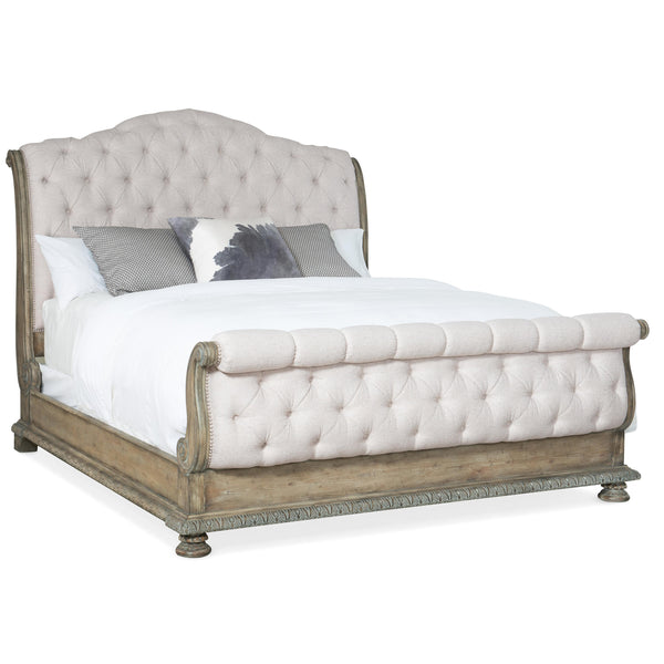 Hooker Furniture 5878-90566-80 Castella King Tufted Bed IMAGE 1