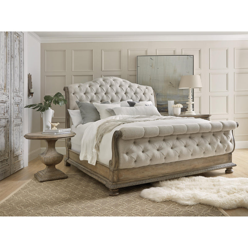 Hooker Furniture 5878-90566-80 Castella King Tufted Bed IMAGE 4