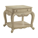 Acme Furniture Ragenardus 86022 End Table - Antique White IMAGE 1