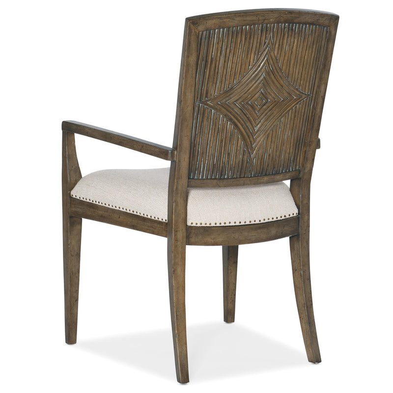 Hooker Furniture 6015-75401-89 Sundance Carved Back Arm Chair IMAGE 2