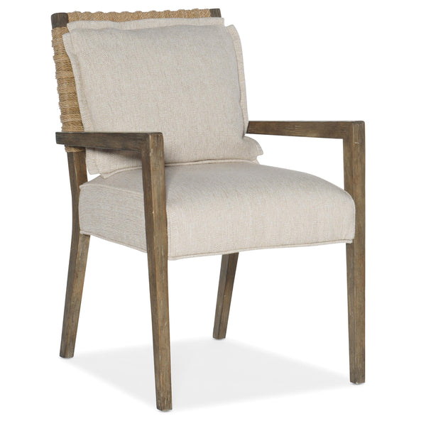 Hooker Furniture 6015-75301-89 Sundance Woven Back Arm Chair IMAGE 1