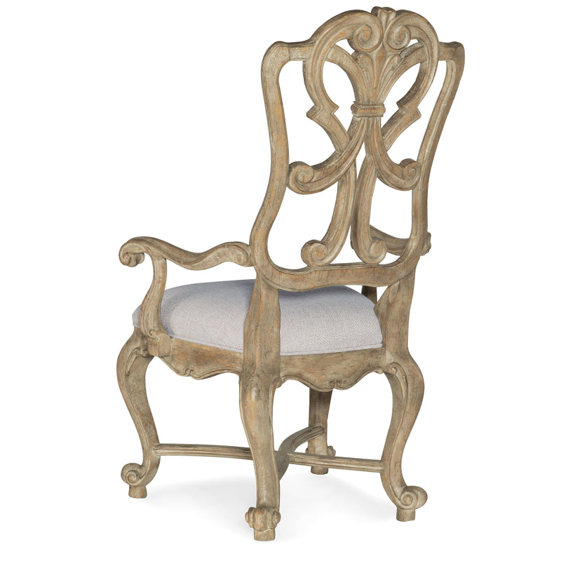 Hooker Furniture 5878-75401-80 Castella Wood Back Arm Chair IMAGE 2