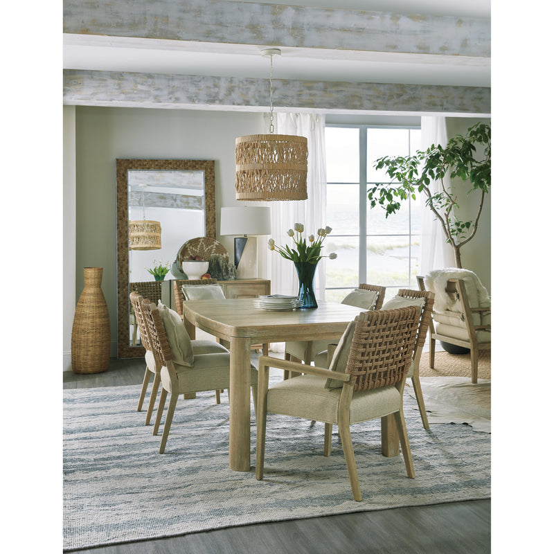 Hooker Furniture 6015-75207-80 Surfrider Rectangle Dining Table with 1-18in Leaf IMAGE 4