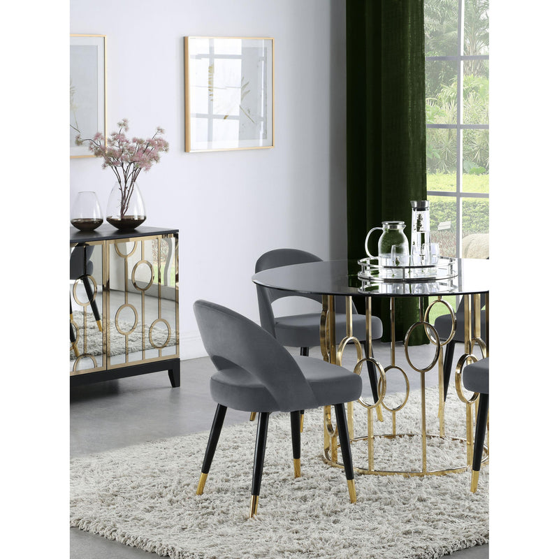 Coaster Furniture Lindsey 192542 Upholstered Dining Side Chair - Grey (Set of 2) IMAGE 9