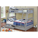 Titus Furniture T2700G 39”/54” Bunk Bed (Grey) IMAGE 1
