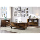 Acme Furniture Gabriella 86938 Sofa Table - Oak IMAGE 4