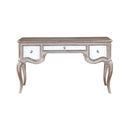 Acme Furniture Esteban 22209 Vanity Desk - Mirrored & Antique Champagne IMAGE 1