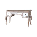 Acme Furniture Esteban 22209 Vanity Desk - Mirrored & Antique Champagne IMAGE 2