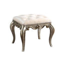 Acme Furniture Esteban 22211 Vanity Stool - Antique Champagne IMAGE 2