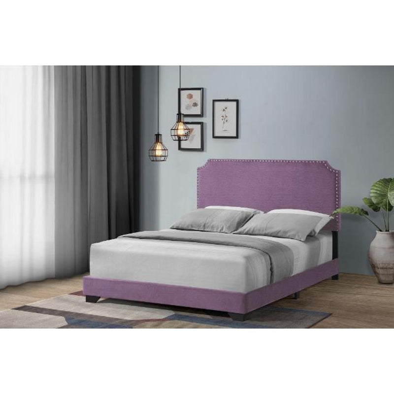 Acme Furniture Haemon Queen Upholstered Panel Bed 26750Q IMAGE 4