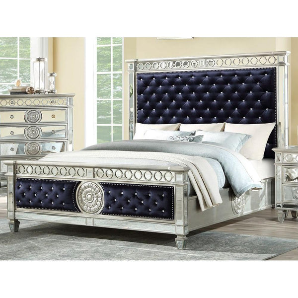 Acme Furniture Varian King Upholstered Panel Bed 27347EK IMAGE 1