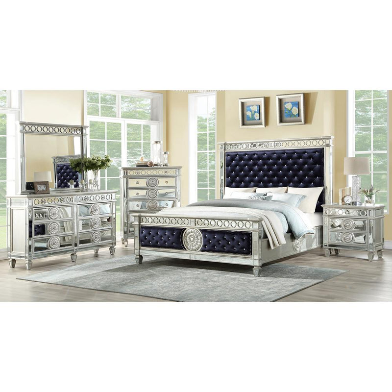 Acme Furniture Varian King Upholstered Panel Bed 27347EK IMAGE 2