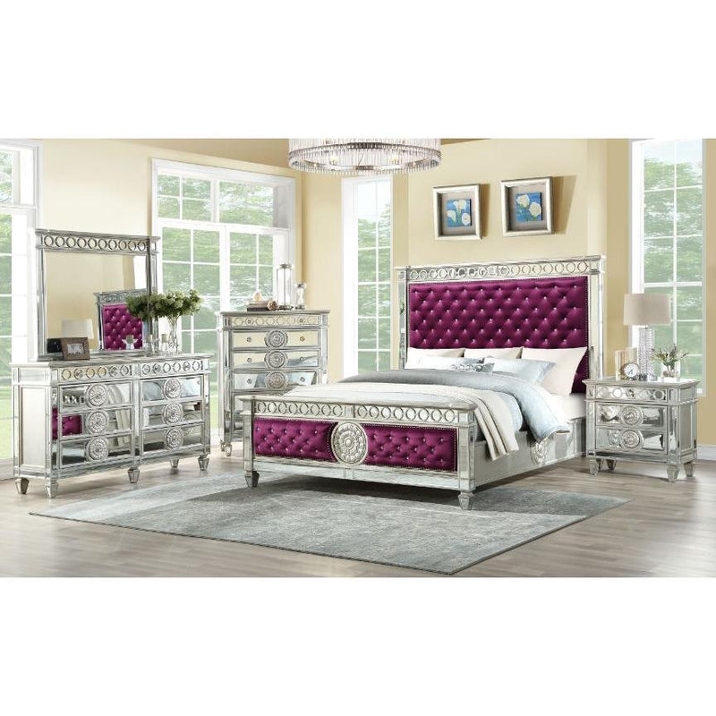 Acme Furniture Varian California King Upholstered Panel Bed 27364CK IMAGE 4