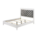 Acme Furniture 27387EK King Panel Bed - White IMAGE 1