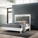 Acme Furniture 27390Q Queen Panel Bed - White IMAGE 1