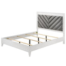 Acme Furniture 27390Q Queen Panel Bed - White IMAGE 2