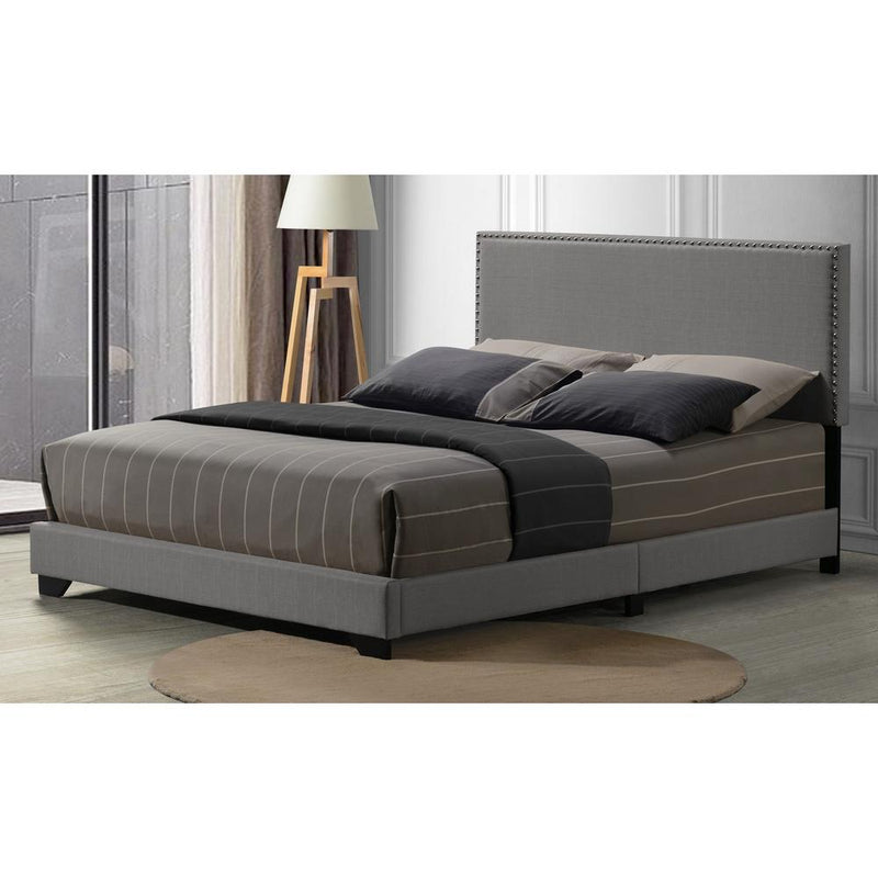 Acme Furniture Leandros Queen Upholstered Panel Bed 27430Q IMAGE 3