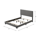 Acme Furniture 27430Q Queen Panel Bed - Light Gray IMAGE 4