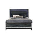 Acme Furniture Haiden 28427EK King Bed - Weathered Black IMAGE 3