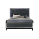 Acme Furniture Haiden 28430Q Queen Bed - Weathered Black IMAGE 1