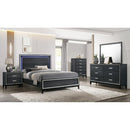 Acme Furniture Haiden 28430Q Queen Bed - Weathered Black IMAGE 4