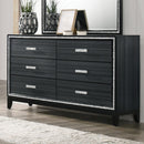Acme Furniture Haiden 28435 Dresser - Weathered Black IMAGE 1