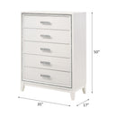 Acme Furniture Haiden 28456 Chest - White IMAGE 4