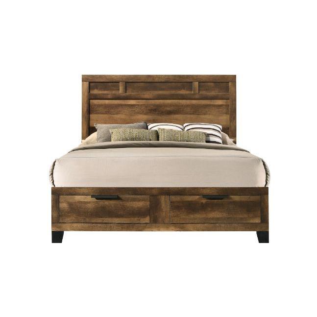 Acme Furniture Morales King Panel Bed with Storage 28587EK IMAGE 1