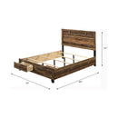 Acme Furniture Morales 28587EK EK Bed with Storage IMAGE 4
