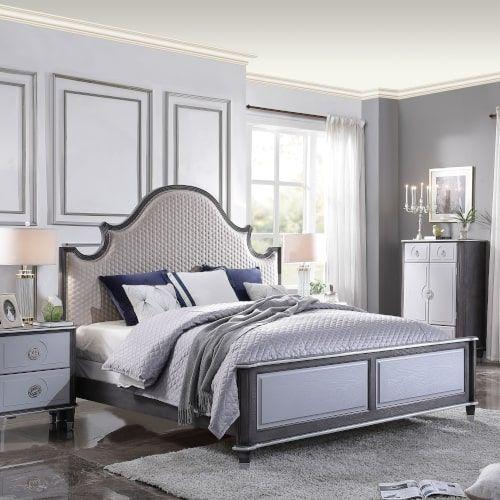 Acme Furniture House Beatrice Queen Panel Bed 28810Q IMAGE 6