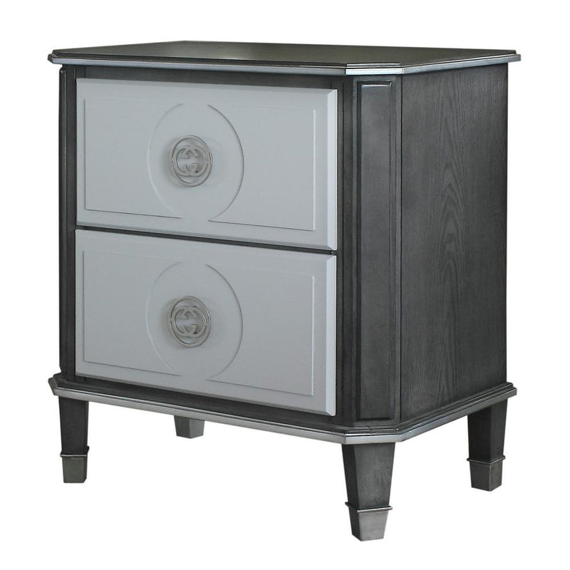 Acme Furniture House Beatrice 2-Drawer Nightstand 28813 IMAGE 2