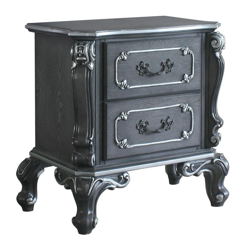 Acme Furniture House Delphine 2-Drawer Nightstand 28833 IMAGE 2