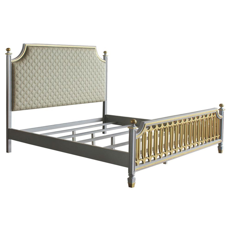 Acme Furniture House Marchese Queen Panel Bed 28890Q IMAGE 2