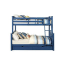 Acme Furniture 37865 Twin Over Full Storage Bunk Bed IMAGE 1