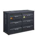 Acme Furniture Cargo 37955 Dresser - Gunmetal IMAGE 2