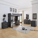 Acme Furniture Cargo 37955 Dresser - Gunmetal IMAGE 5
