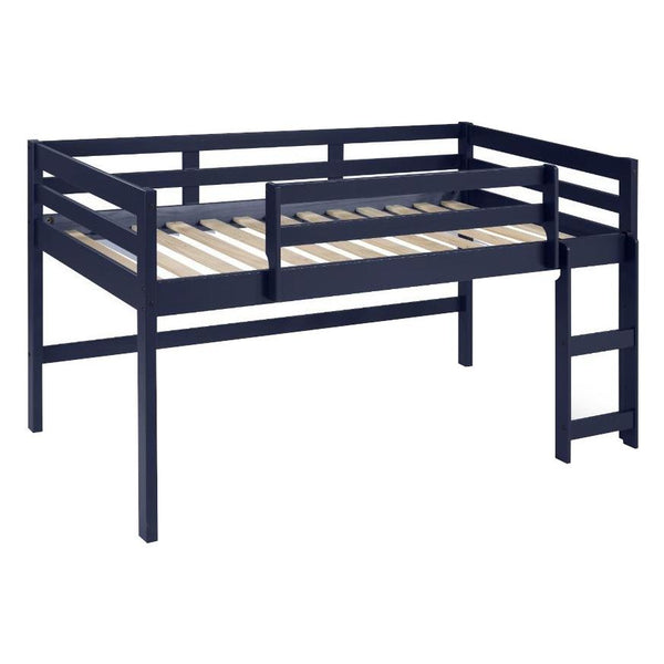 Acme Furniture 38260 Twin Loft Bed - Navy Blue IMAGE 1