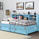 Acme Furniture Cargo 38265 Storage Daybed & Trundle - Aqua IMAGE 6