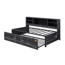 Acme Furniture Cargo 38270 Storage Daybed & Trundle - Gunmetal IMAGE 2