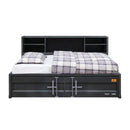 Acme Furniture Cargo 38270 Storage Daybed & Trundle - Gunmetal IMAGE 4