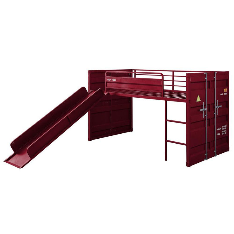 Acme Furniture Cargo 38300 Twin Loft Bed - Red IMAGE 4